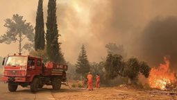 Los incendios que afectan el sur de Turquía ha requerido el intenso trabajo de los bomberos que combaten el fuego