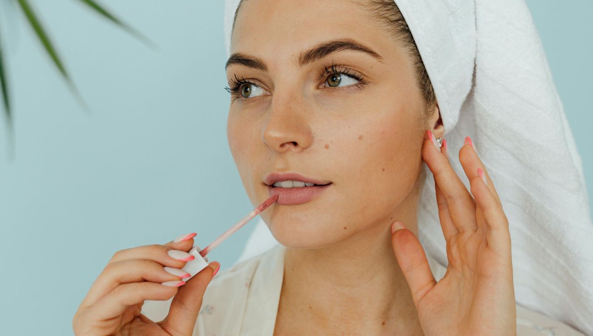 Labios con gloss. Labios con gloss.