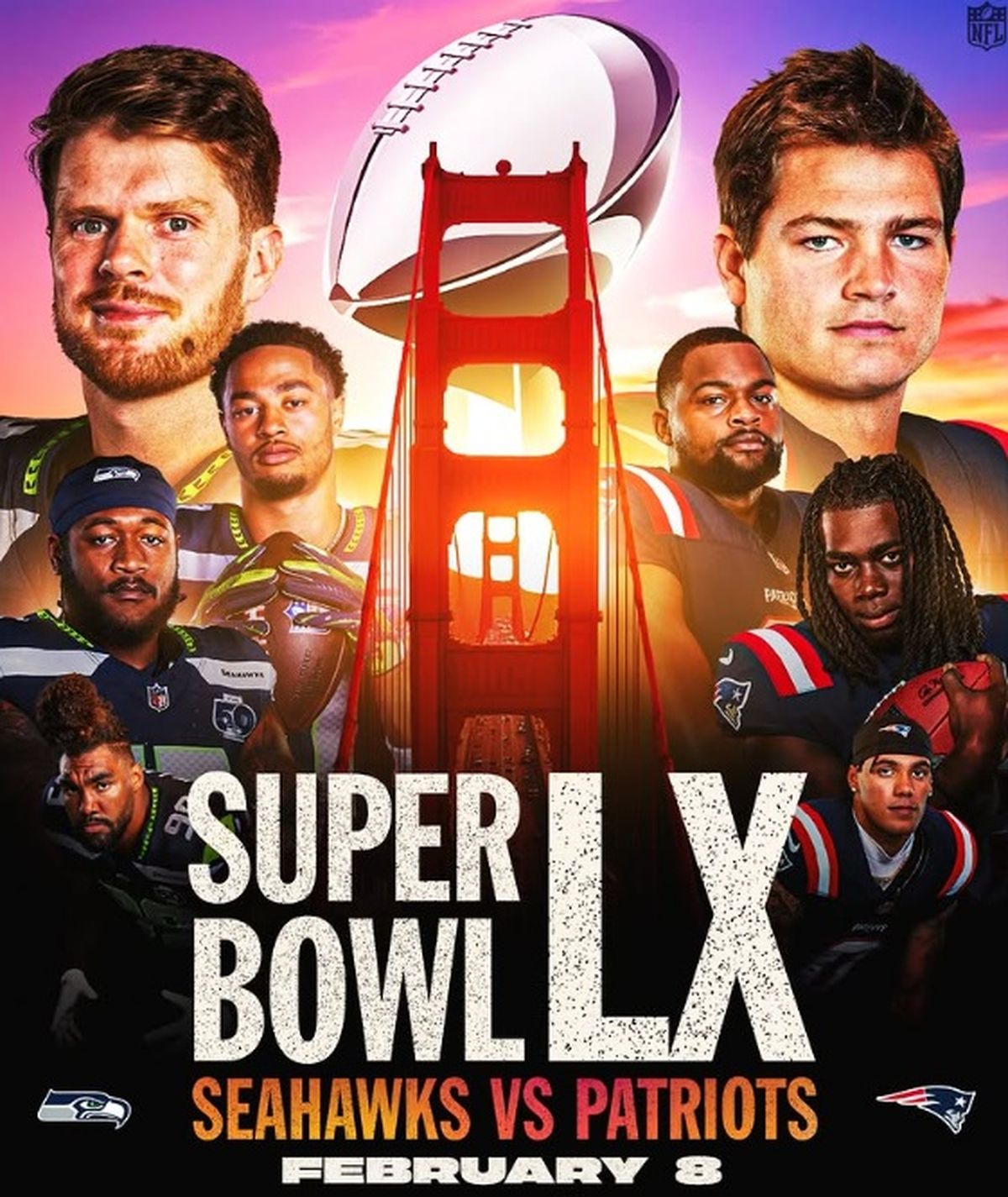 Ya está todo listo para el Super Bowl.