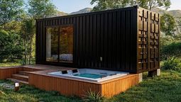 Una casa contenedor de 15m2 que se puede conseguir por $18,9 millones.