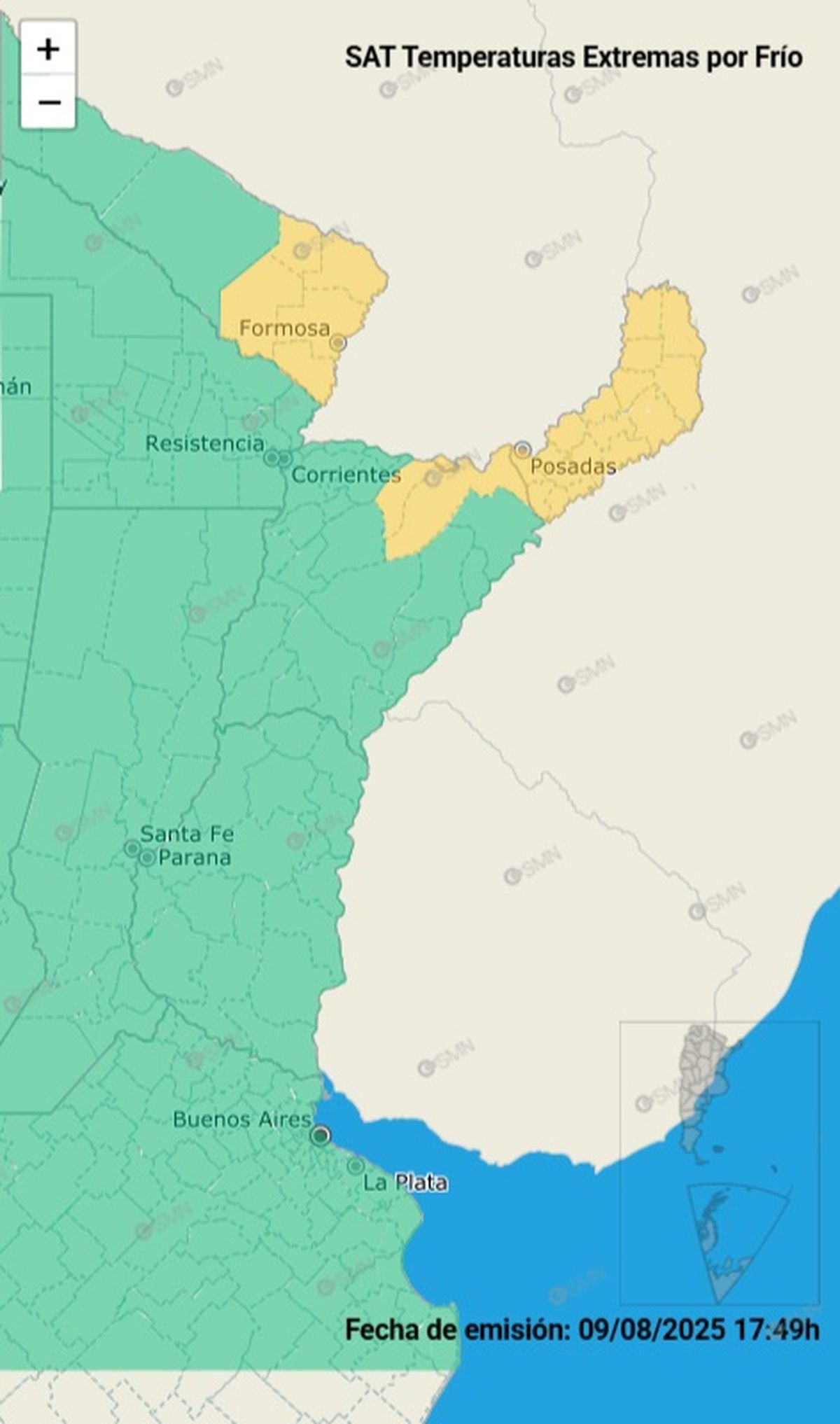 Estas son las áreas afectadas Estas son las áreas afectadas 