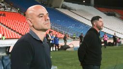 La dupla técnica conformada por Favio Orsi y Sergio Gómez, se fue con bronca. Foto: Diario UNO