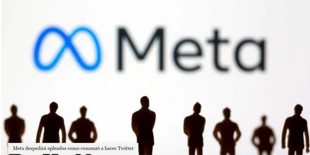 Despidos masivos. Meta planea despidos masivos en Facebook, Instagram y WhatsApp.