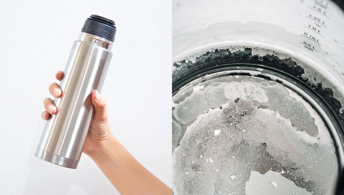 El sarro se acumula sobre todo en superficies de acero como cañerías, grifería y botellas en contacto con agua. El sarro se acumula sobre todo en superficies de acero como cañerías, grifería y botellas en contacto con agua. 