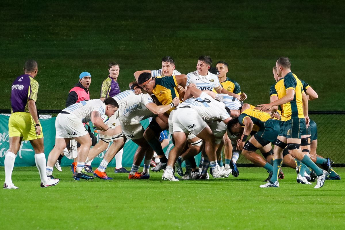 El trabajo de Los Pumitas en el maul fue decisivo para vencer a Australia