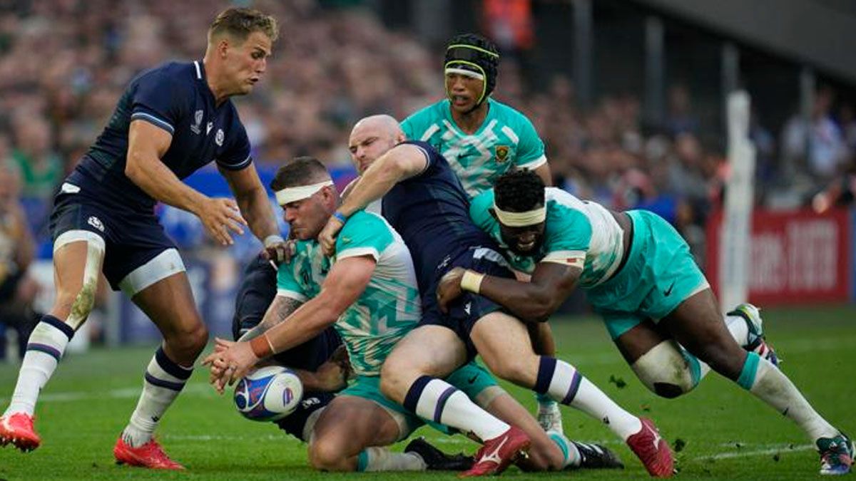 David Cherry jugó unos minutos para Escocia en el Mundial de Rugby 2023 David Cherry jugó unos minutos para Escocia en el Mundial de Rugby 2023