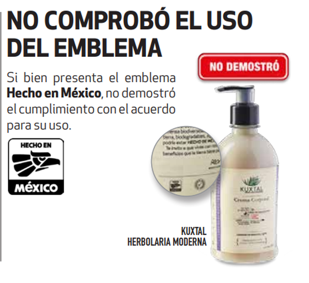 Kuxtal Herbolaria Moderna no es recomendada por PROFECO. Kuxtal Herbolaria Moderna no es recomendada por PROFECO.