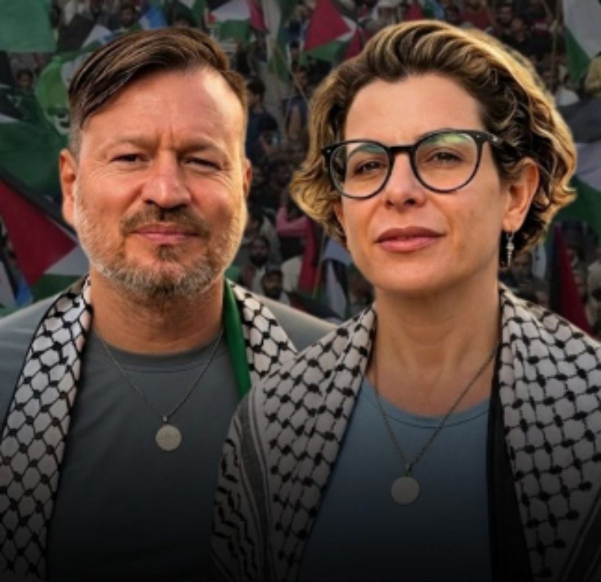 Lucas Aguilera y Paula Giménez salieron de Argentina y pretenden llegar hasta la Franja de Gaza. Lucas Aguilera y Paula Giménez salieron de Argentina y pretenden llegar hasta la Franja de Gaza.