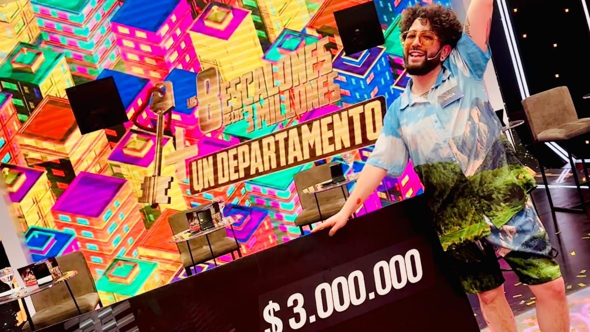 El mendocino que ganó 3 millones en Los 8 Escalones destinará el premio a su boda.&nbsp;
