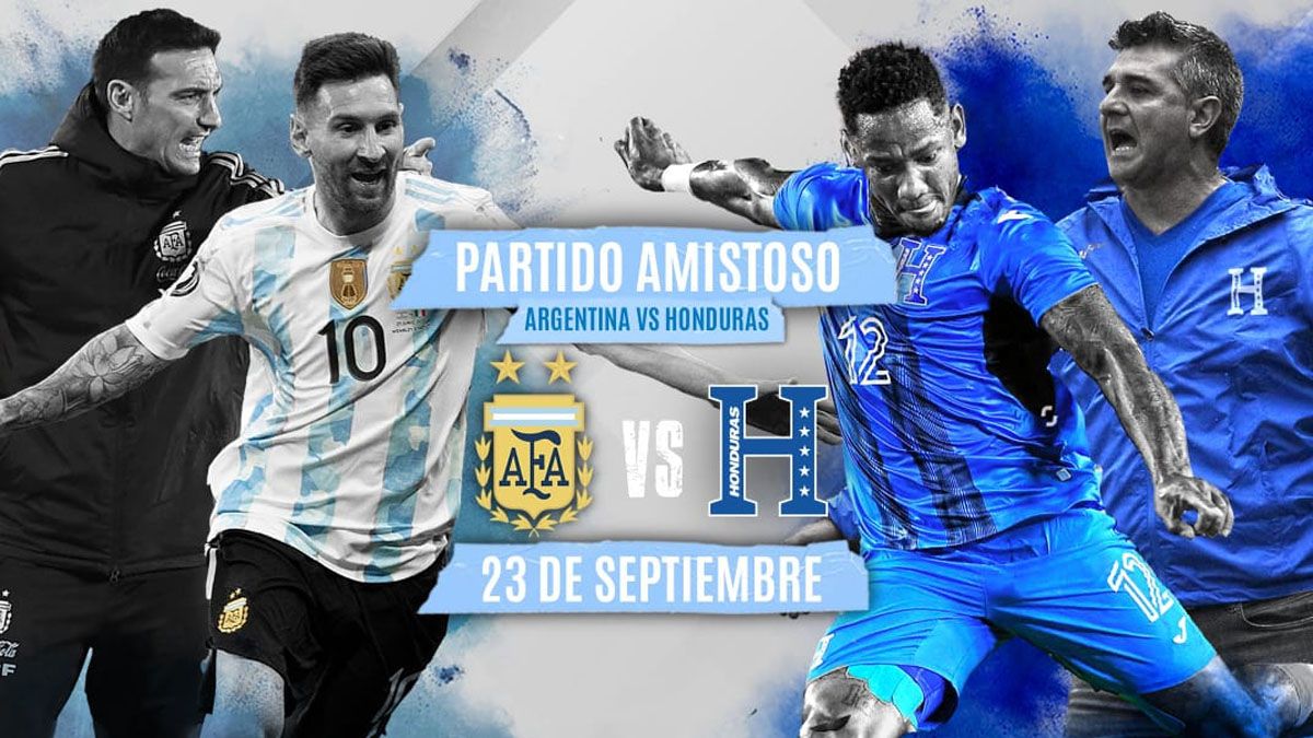 Argentina y Honduras se medirán el 23 de septiembre en Miami.