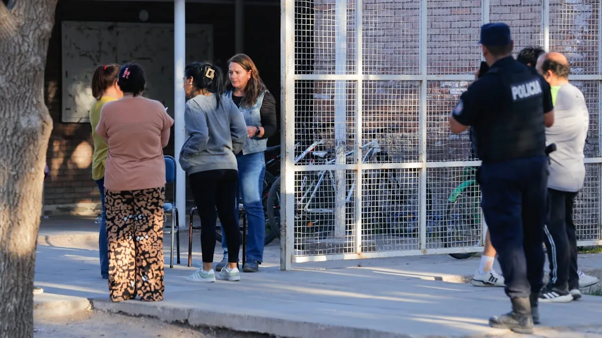 La escuela de La Paz en la que ocurrió el caso de la niña armada.