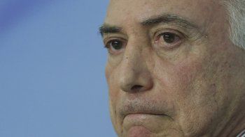 El expresidente Temer fue detenido por el caso Lava Jato