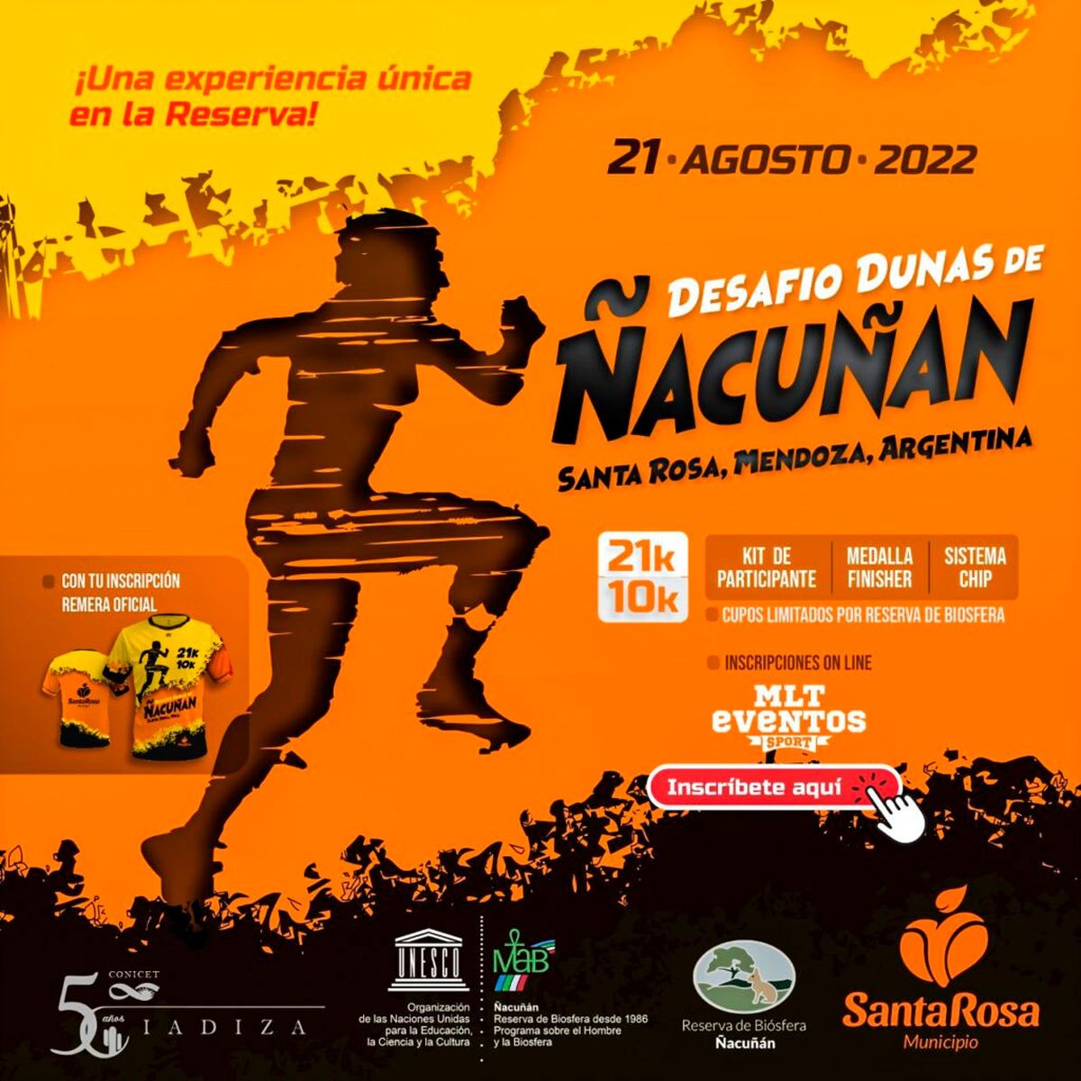 El próximo 21 de agosto se llevará a cabo el Desafío Dunas de Ñacuñan.