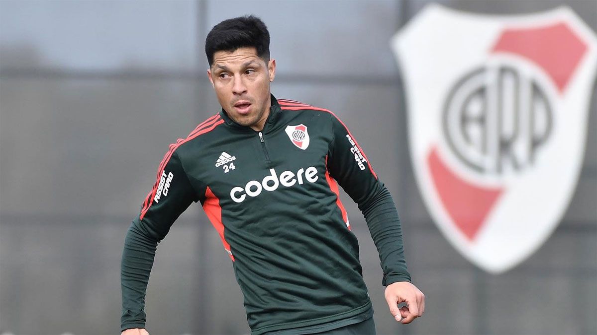 Enzo Pérez, mendocino y figura de River Plate.