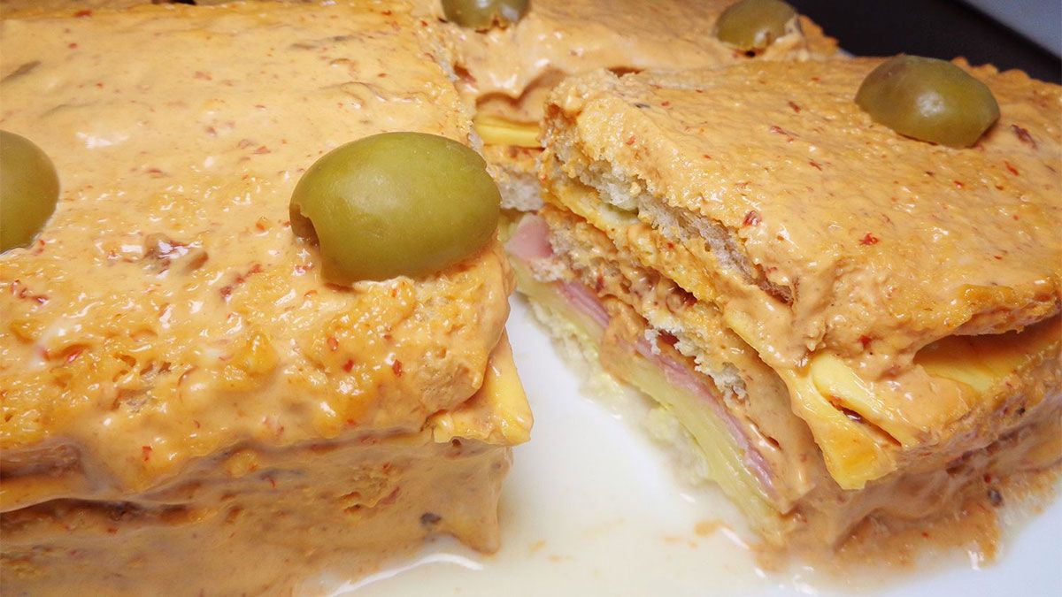 Cómo hacer un sandwichón de jamón y queso