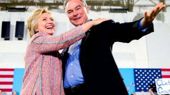 Clinton eligió a Tim Kaine como su compañero de fórmula