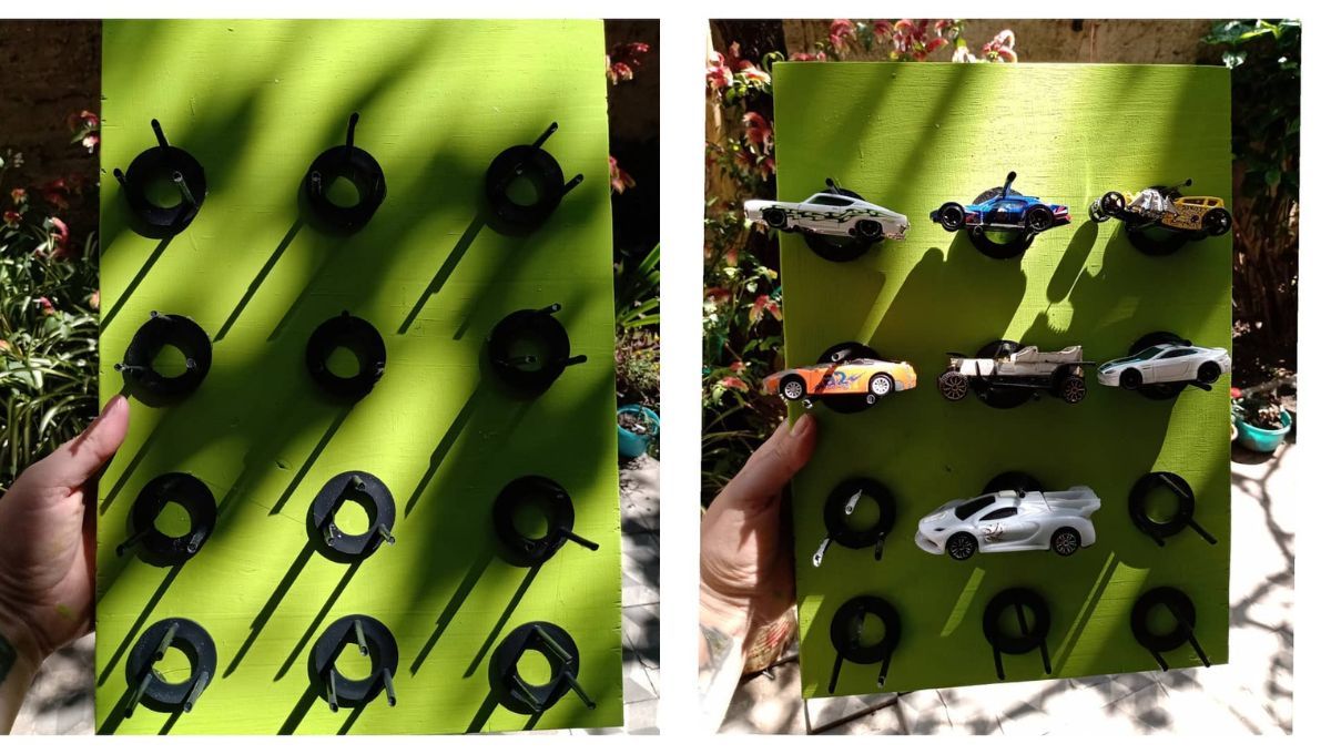 Los cositos de la pizza sirven para ordenar los autitos de juguete. Los cositos de la pizza sirven para ordenar los autitos de juguete. 