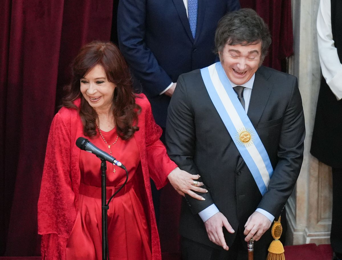 Cristina Kirchner y Javier Milei. Cristina Kirchner y Javier Milei.