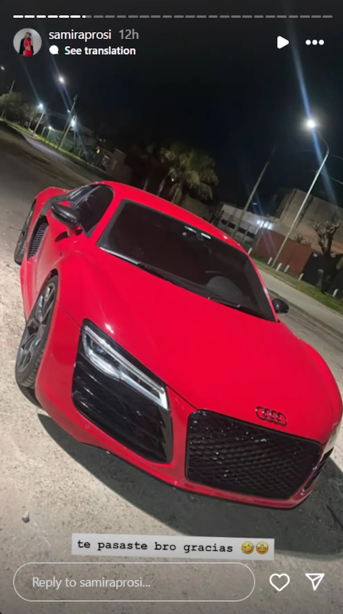 La hermana de L-Gante mostró el lujoso auto que le regaló el cantante. La hermana de L-Gante mostró el lujoso auto que le regaló el cantante. 