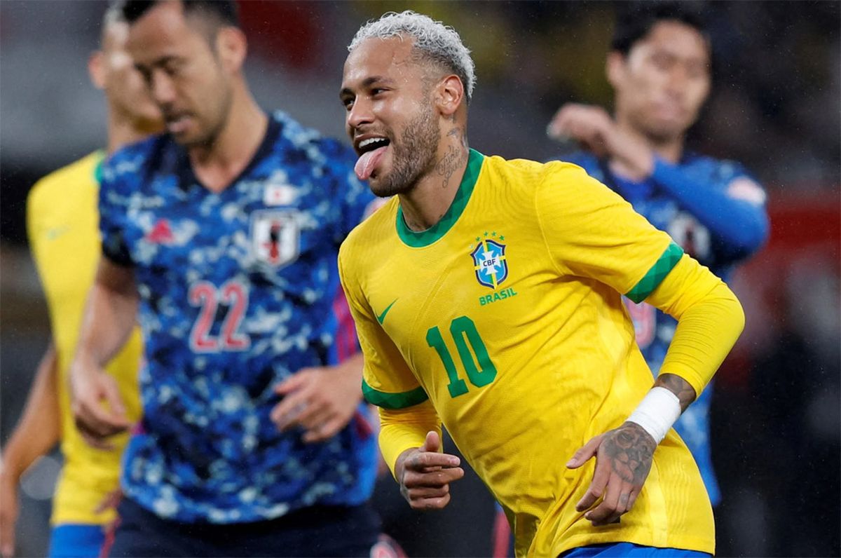 Neymar, la máxima estrella de la Selección de Brasil para el Mundial Qatar 2022.