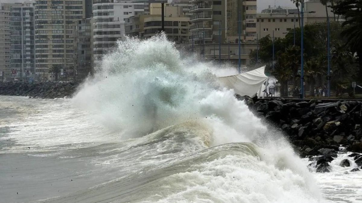 Las marejadas seguirán afectando a la Costa de Chile. El Servicio Meteorológico de la Armada Chilena las pronosticó desde este sábado 11 hasta el miércoles 15 de enero. Foto: 123 News