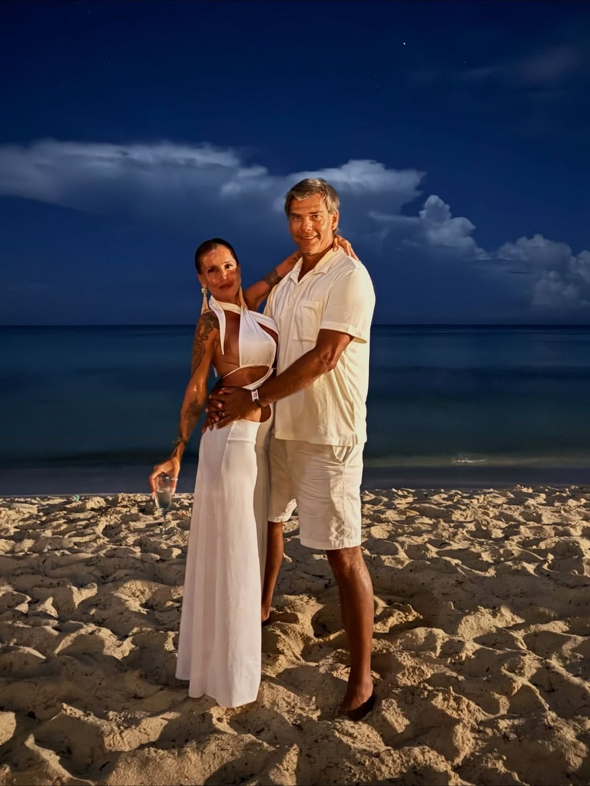 Florencia Pe&ntilde;a celebr&oacute; sus 51 a&ntilde;os en el Caribe.