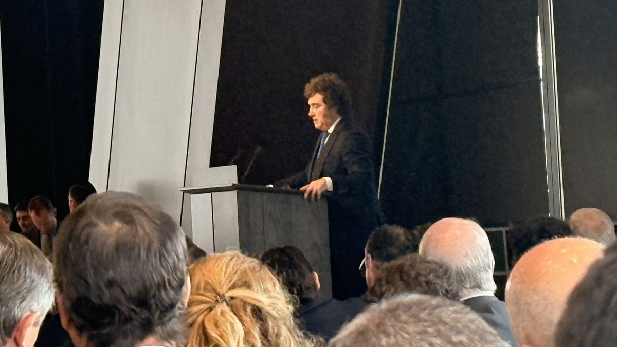 Javier Milei en la inauguración del Argentina Week. Javier Milei en la inauguración del Argentina Week.