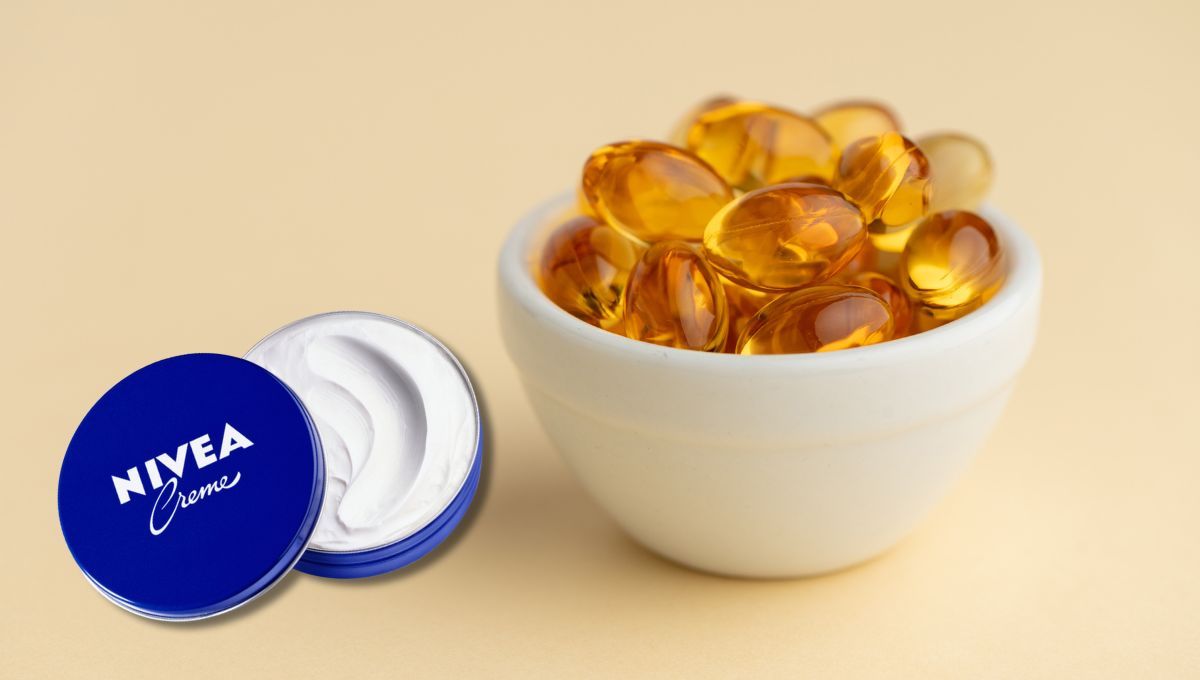 Descubre los beneficios de mezclar vitamina E con un poco de crema Nivea