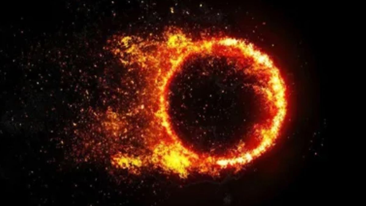 El anillo de fuego será visible solo por un momento, entre 1 y 12 minutos, dependiendo de la ubicación del observador El anillo de fuego será visible solo por un momento, entre 1 y 12 minutos, dependiendo de la ubicación del observador
