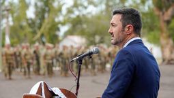 Luis Petri dio un discurso frente a los soldados que participaron de la expedición Aconcagua 2024 y pidió que los argentinos sigan su ejemplo de sacrificio.&nbsp;