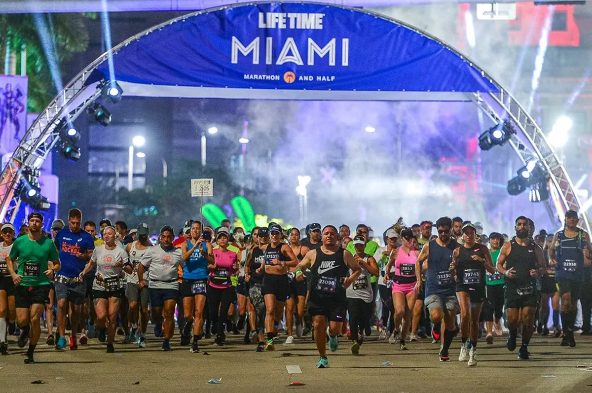 La maratón de Miami se correrá en febrero del 2025. La maratón de Miami se correrá en febrero del 2025.