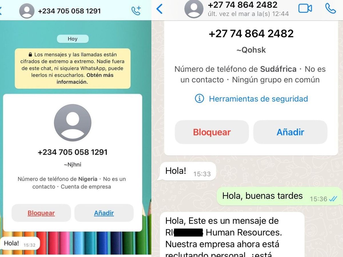 Estafas por WhatsApp: estos son los cuatro prefijos que debes ignorar siempre Estafas por WhatsApp: estos son los cuatro prefijos que debes ignorar siempre