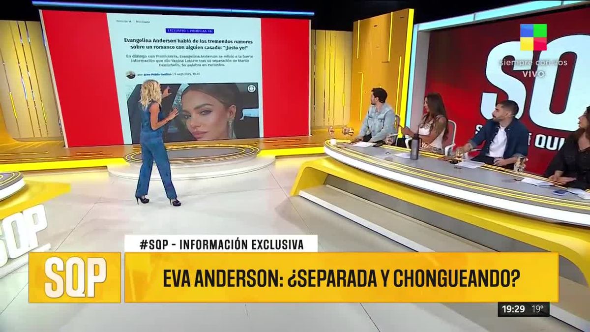 El pedido de Evangelina en medio de los rumores. El pedido de Evangelina en medio de los rumores.