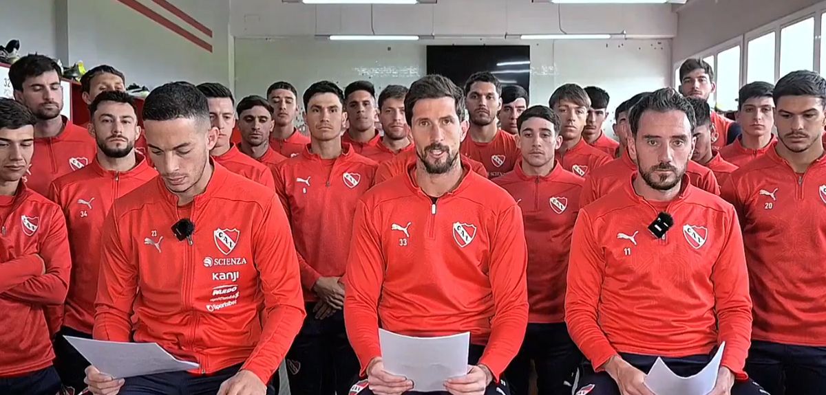 Los jugadores se mostraron unidos contra el fallo de Conmebol.