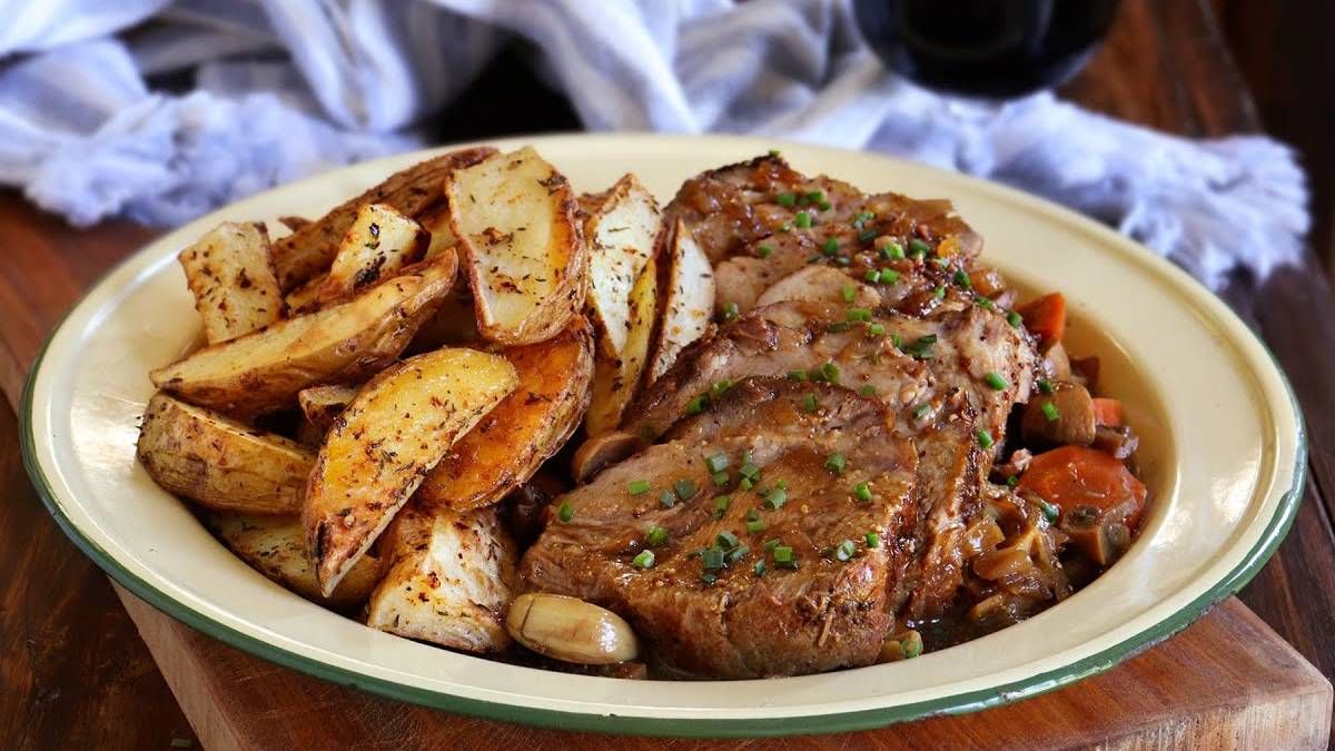 La Receta Riquísima De Bondiola De Cerdo A La Cerveza Para Navidad