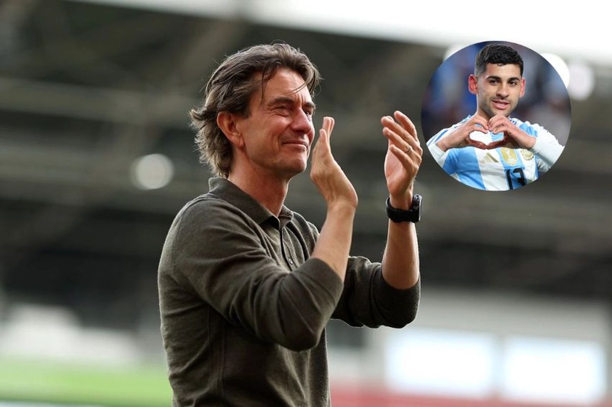 El técnico del Tottenham apoya a Cuti Romero.