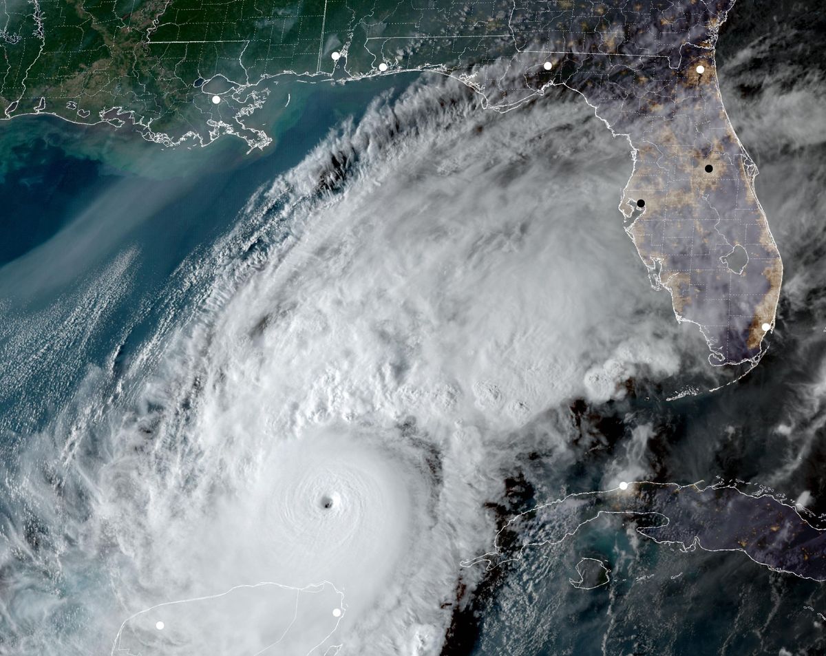 Se espera que Milton toque la costa de Florida durante este miércoles.