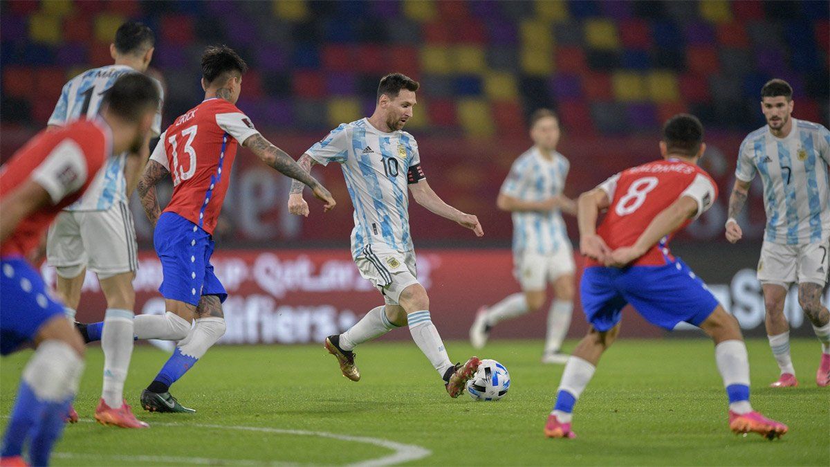 Argentina empató 1-1 con Chile, en Santiago del Estero