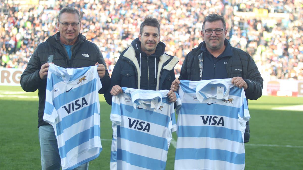 Rosarinos: Carlos Promanzio, Leandro Bouza y Tato García Rosarinos: Carlos Promanzio, Leandro Bouza y Tato García