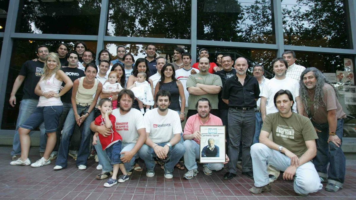 Manso equipo. En la sede inicial del diario, los que trabajábamos en deportes, en el