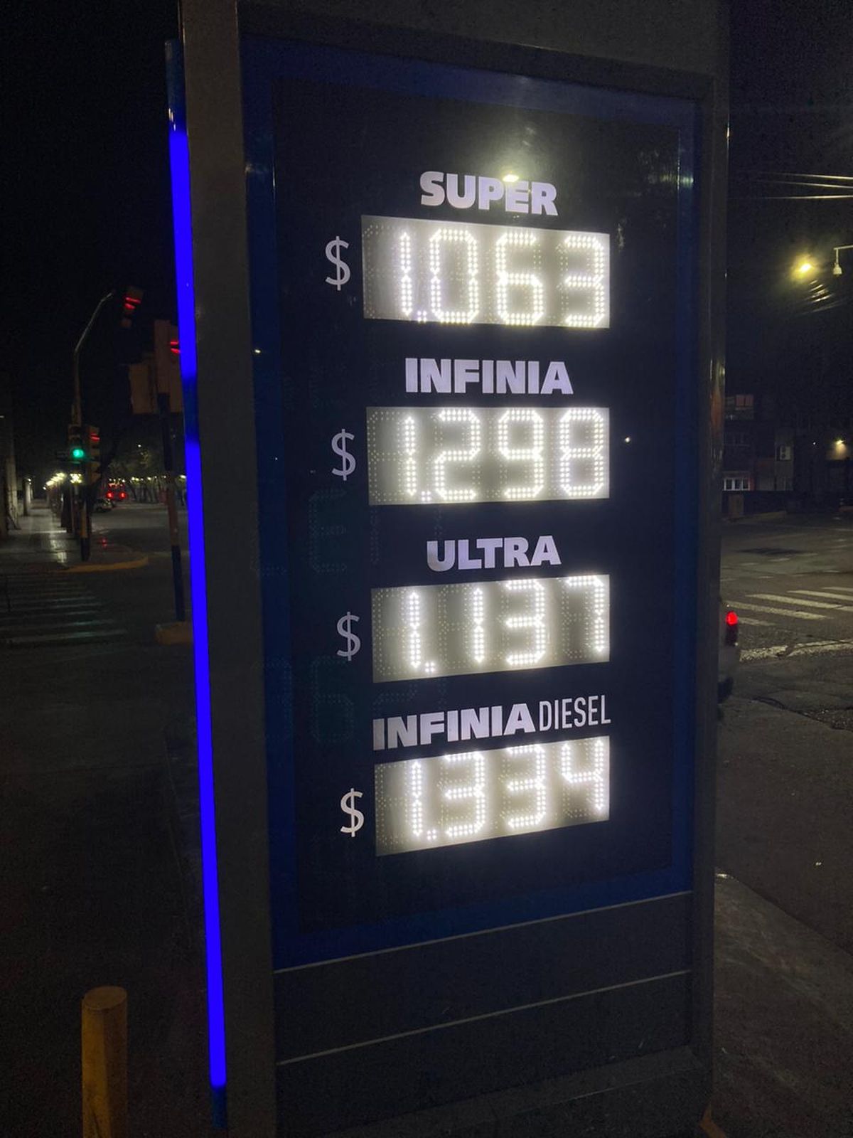 Los nuevos precios desde este domingo. Los nuevos precios desde este domingo.