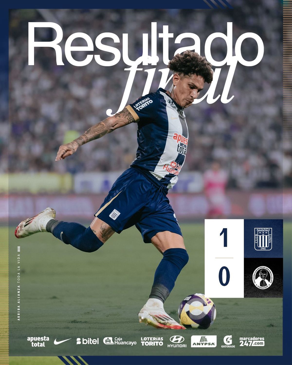 Alianza Lima ganó y llega entonado al mano a mano con Boca. Alianza Lima ganó y llega entonado al mano a mano con Boca.