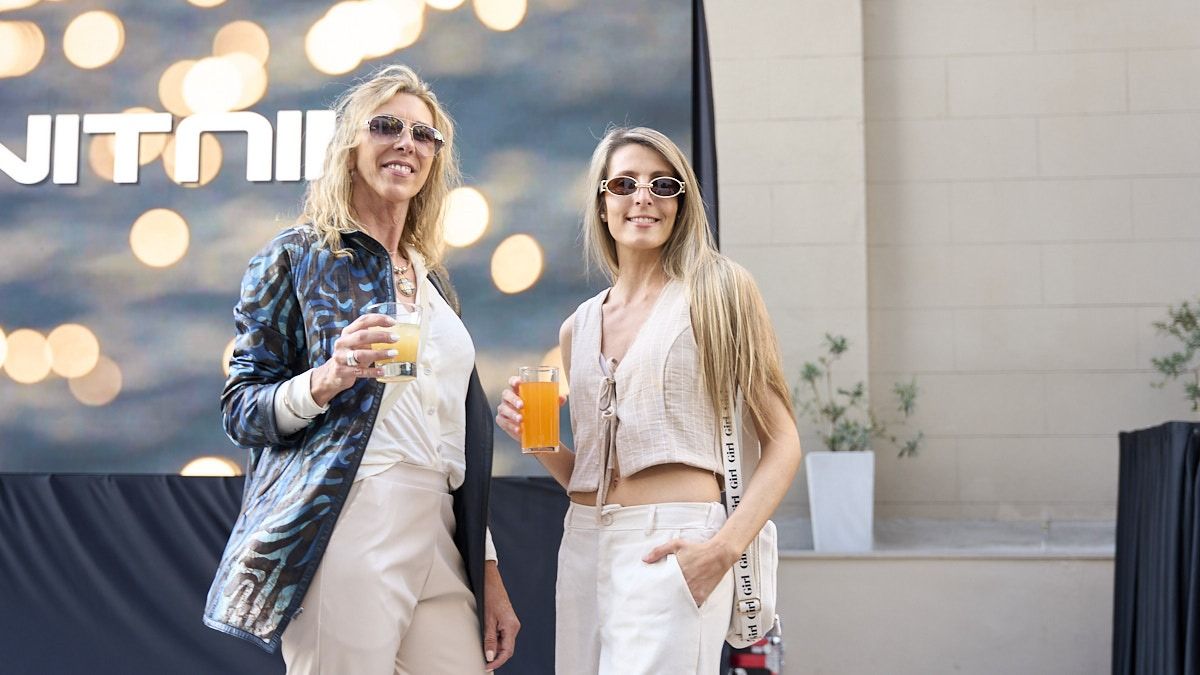 Marianela Benko y Mili Sola en la presentación de la nueva temporada de Vitnik. Marianela Benko y Mili Sola en la presentación de la nueva temporada de Vitnik.