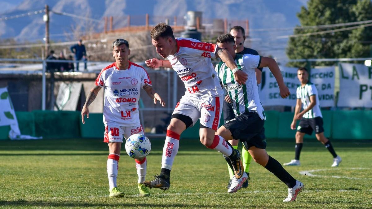El Globo jugó un partido muy intenso ante el equipo puntano.