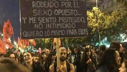 Participó de la marcha contra los femicidios