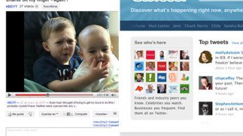 Youtube y Twitter con nuevo look