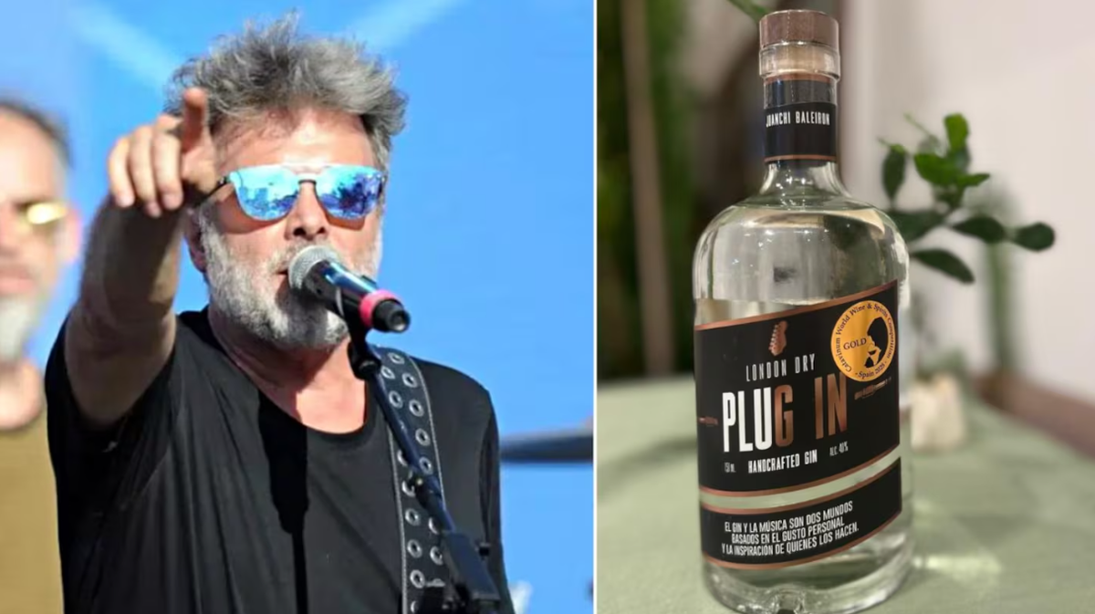 Juanchi Baleirón, cantante y líder de Los Pericos, recibió medalla de oro a un gin de su autoría Juanchi Baleirón, cantante y líder de Los Pericos, recibió medalla de oro a un gin de su autoría