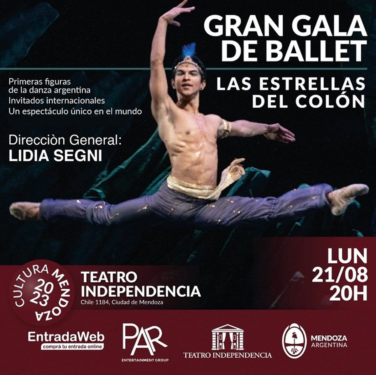 Llegan a Mendoza las primeras figuras del Teatro Colón y de la danza argentina al Teatro Independencia.