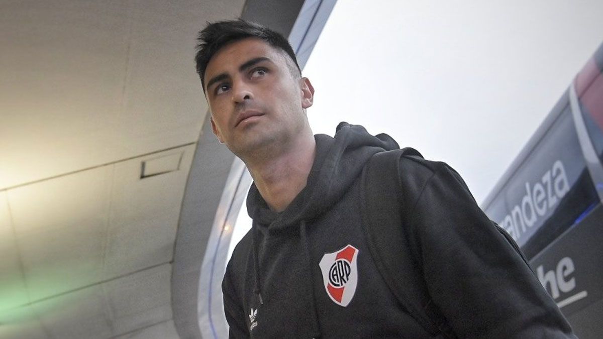 El Pity Martínez, uno de los mendocinos de River. El Pity Martínez, uno de los mendocinos de River.