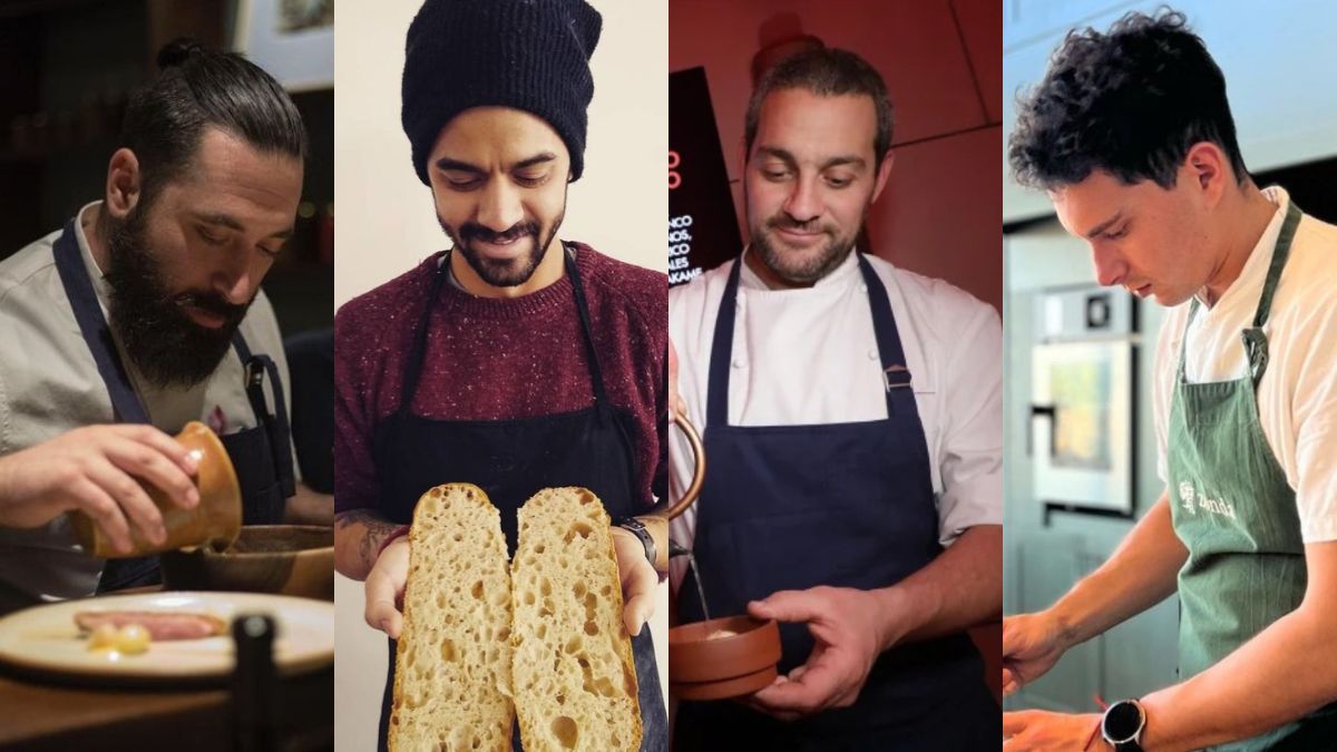 Sebastián Weigandt, Iván Azar, Mariano Gallego y Augusto García. Los primeros chef mendocinos en conseguir estrellas Michelin.